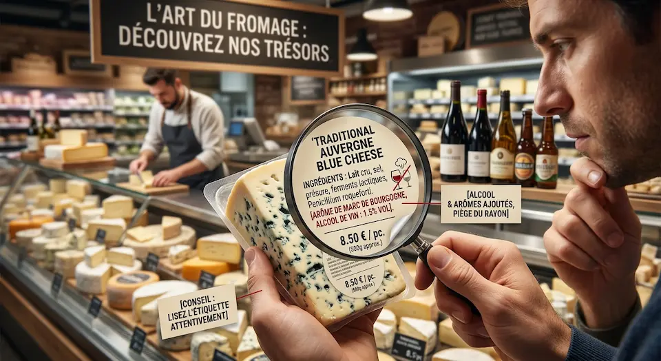 Arômes et alcool dans le fromage : les pièges cachés au rayon fromagerie