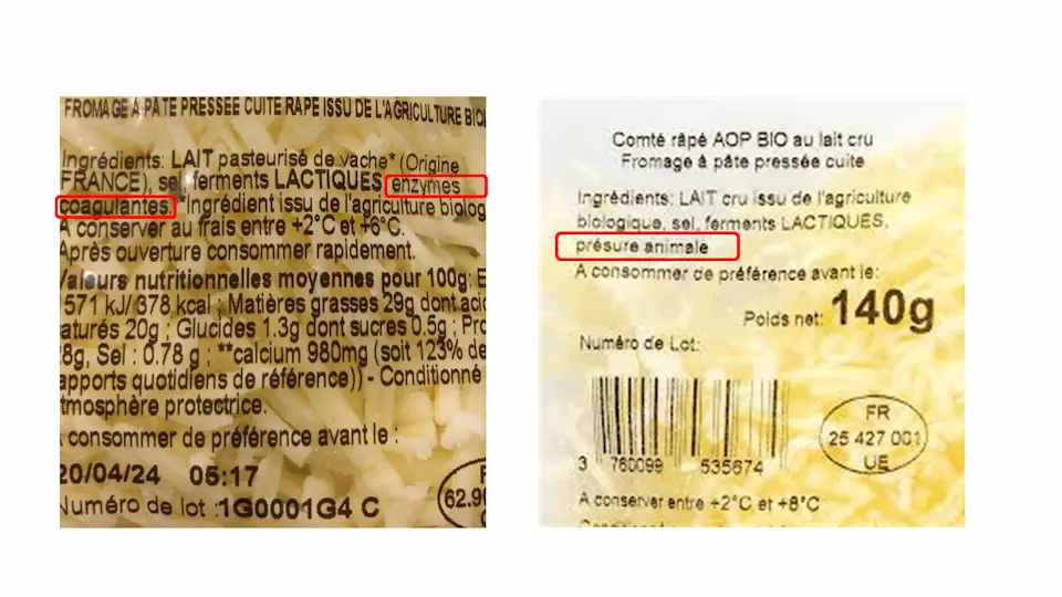 Repérer la Présure Halal sur l'Étiquette | Gergovia