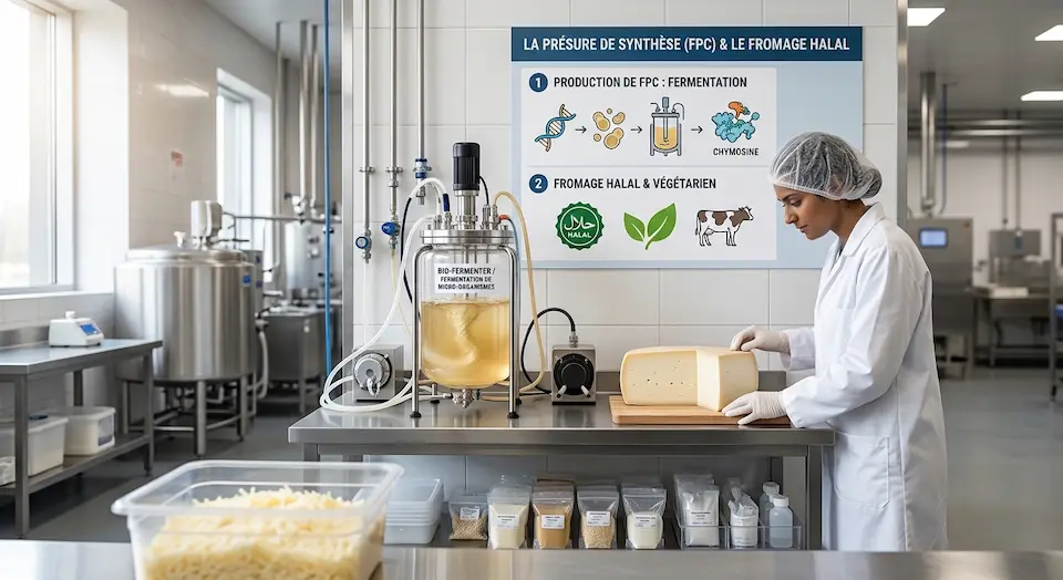 Présure FPC dans le fromage : est-elle halal, végétarienne et sans danger ?